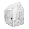Easy Playhouse Barn - Kids Art & Craft for Indoor & Outdoor Fun, Color Favorite Farm Animals – Decorate & Personalize The Cardboard Fort, 32" X 26. 5" X 40. 5" - Age 3+